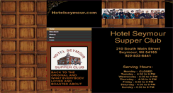 Desktop Screenshot of hotelseymour.com