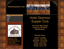 Tablet Screenshot of hotelseymour.com